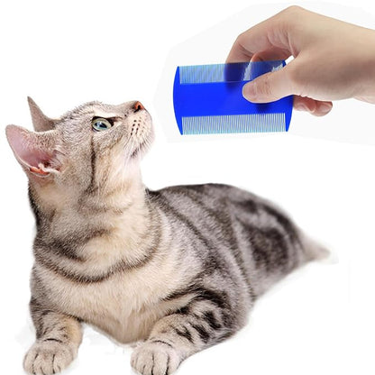 Dog Comb Flea Comb Fine Tooth Tear Stain Grooming Comb for Removing Crust Mucus Stains