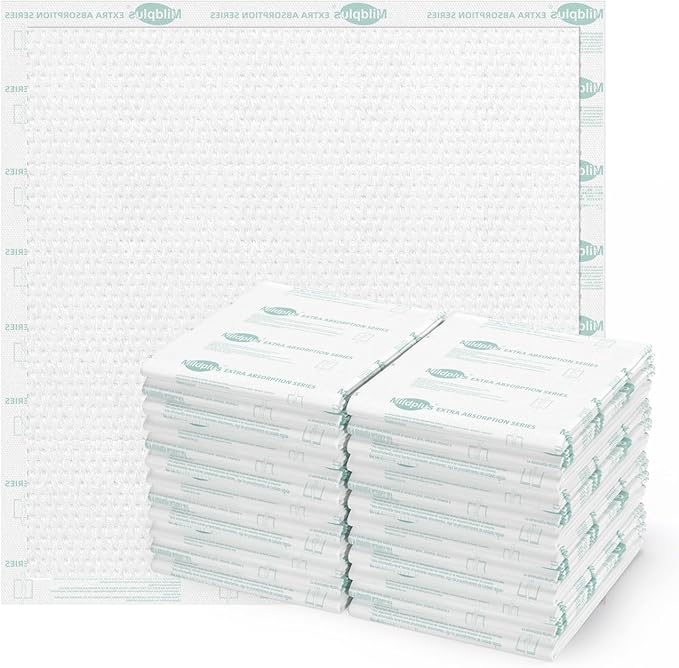 Heavy Duty Underpads 40x40 Inch - 180 Gram Absorbent Disposable Bed Pads, Leakproof Waterproof Protection for Incontinence, Elderly Care, Pets & Postpartum (10 Count, Discreet Packaging)