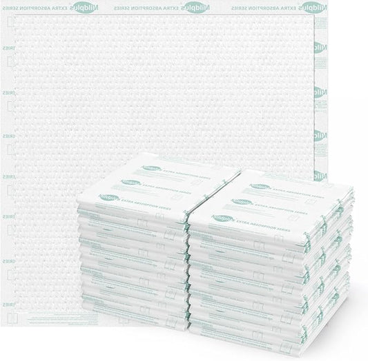 Heavy Duty Underpads 40x40 Inch - 180 Gram Absorbent Disposable Bed Pads, Leakproof Waterproof Protection for Incontinence, Elderly Care, Pets & Postpartum (10 Count, Discreet Packaging)