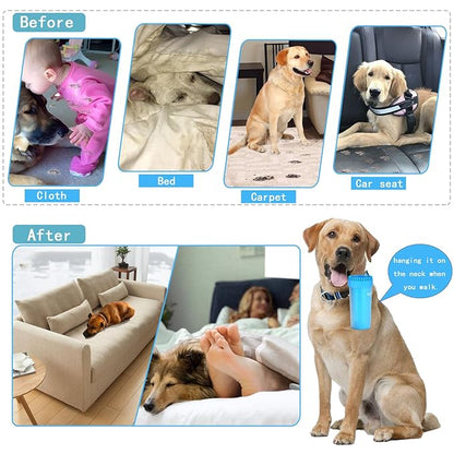 Large/Extra Large Dog Paw Washer for Dogs - Big Pet Foot Cleaner Cup with L/XL Size for Larger Breeds