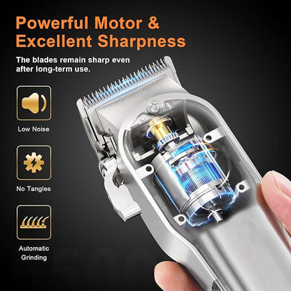 Dog Clippers for Grooming, Professional Dog Grooming Clippers, Heavy Thick Hair&Coats, Low Noise, Cordless, LED Display, Small & Large Dogs Cats, Pets and Animals