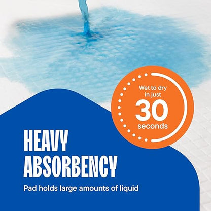Puppy Pads Pet Pee Pads 23"x36" [200-Count] Pet Training Disposable Pads, Medium Breed Pad, Leak-Proof, Bulk Case Pack - for Cocker Spaniels, Beagles, French Bulldogs, Heavy Duty Surface Protector