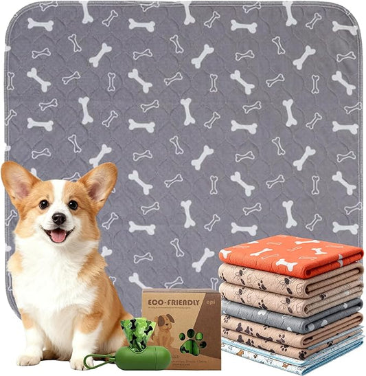 Puppypad.com Pee Pad, Washable Puppypad with Pheromones, Reusable Puppypad Brand Puppy Pad Mats- The Last Pee Pad You'll Get, Leak-Proof Pet Training Rug for Dogs Indoor Use (B, M(28×31in))