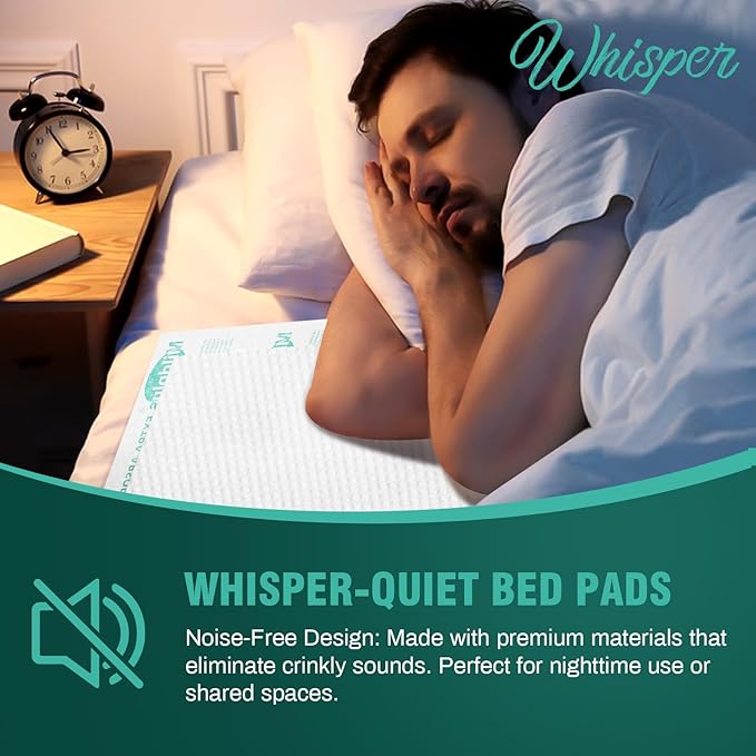 Heavy Duty Underpads 30"X36" ,100 Count, Ultra 10 Times More Absorbent Chucks Pads, Tear-Resistant Disposable Bed Pads with Strength Cloth Backing for Adults, Elderly