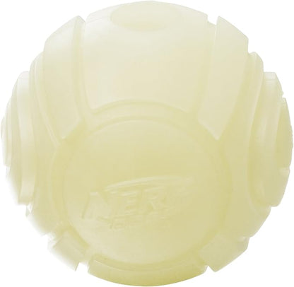 Nerf Dog Tennis Ball Blaster Dog Toy white, 2.5 Inch Glow Reload Ball