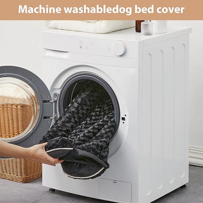 WNPETHOME Dog Bed for Extra Large Dogs, Washable Dog Bed with Waterproof Lining & Non-Skid Bottom, Orthopedic Egg Foam Couch for Pet Sleeping, Pet Bed