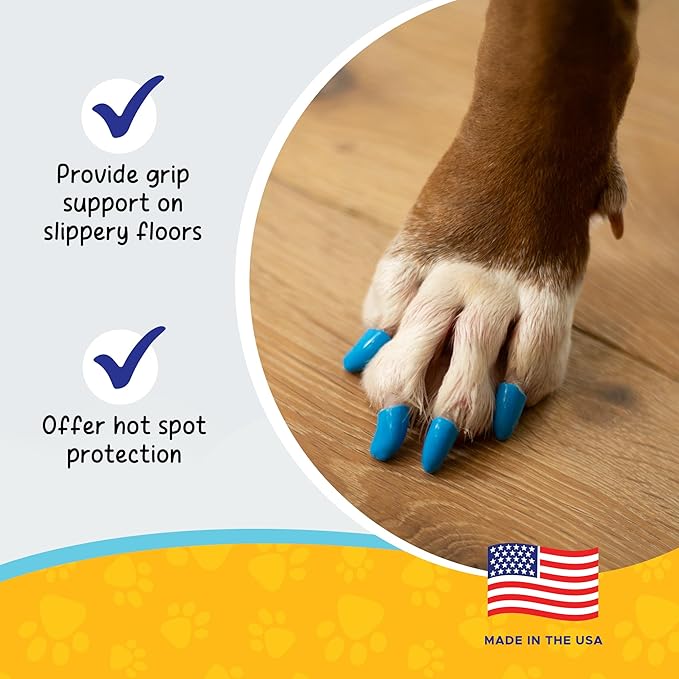 Canine Soft Claws Nail Caps, XX-Large, Blue