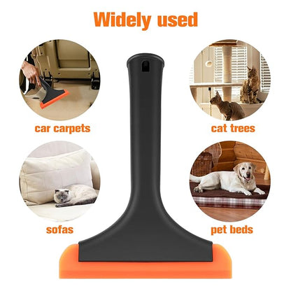 Sheepskin Wool Brush and Pet Hair Removal Carding Fur Restore Carpets Softness and Texture Let Rugs to New Looking
