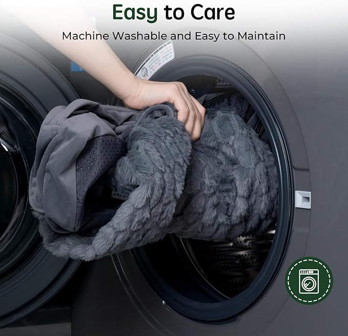 BALANCE Orthopedic Dog Bed, Egg Crate Foam Dog Couch for Pet Sleeping, Pet Sofa with Removable Washable Cover & Nonskid Bottom, Comfy Dog Bed for Small Dog, Grey