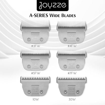 Raptor/Falcon Series A Wide Blade - Professional Grade Dog Clipper Grooming Blade, Detachable, Replacement Blades - Stainless Steel, Coated Ceramic,(A Series #5FW)