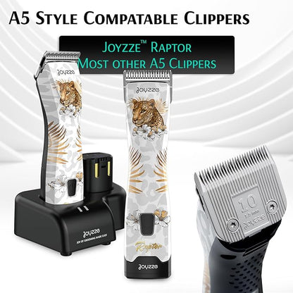 Professional Grade Dog Clipper Grooming Blade, Detachable, Replacement Blades - Stainless Steel, Coated Ceramic, A Series #40