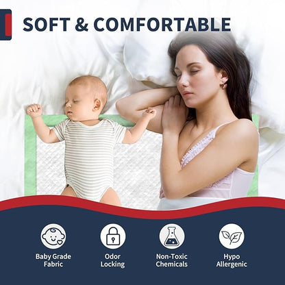 Chucks Pads Disposable Adult 40'' X 36'' (50 Pads) Underpads for Incontinence Ultra-Absorbent & Leak-Proof Bed Pads for Adults, Elderly and Kids