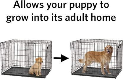 MidWest Homes for Pets Dog Crate Divider Panel for 30-inch Dog Crate; Fits Crate Models 1530, 1530DD, 1930 & Measures 18.90L x 18.71W x .60H Inches, Black