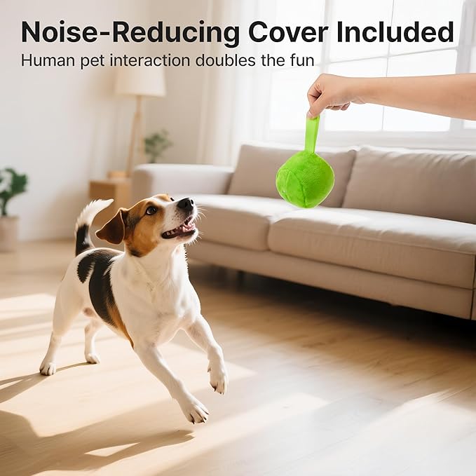 Potaroma Dog Ball Toys, Interactive Motion Activated 3 Mode Automatic Bouncing Ball Toys Durable E-TPU Material for Medium/Large Dogs, USB Rechargeable 3.2 Inches