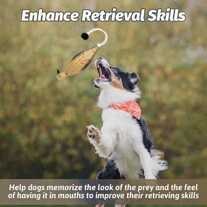 2 Pcs Dove Dummy Bumper Toys for Retriever Dog Training, Hunting Dove Recognition Trainers, Foam Interactive Outdoor Toys