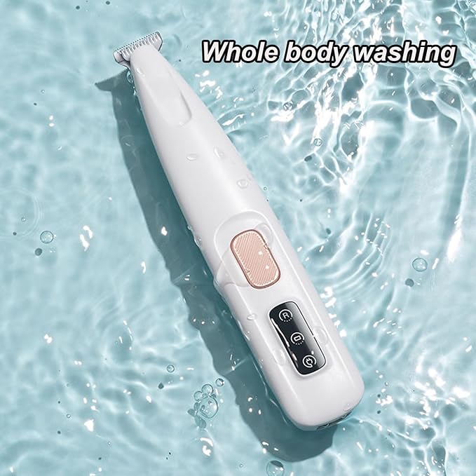 Yolispa Paw Trimmer with LED Light, Ultra-Low Noise Pet Grooming Kit with Replacement Blades, Pet Hair Clippers, Rechargeable Grooming Clippers for Dogs Cats Trimming Paws, Eyes, Ears, Face, and Rump