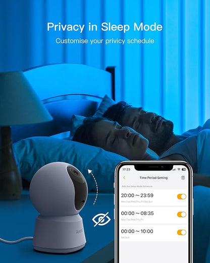 ARENTI 5G Security Camera Indoor, 4MP Pet Camera with Speaker for Dog/Cat, Baby Monitor with Phone App, Dual-Band WiFi, Auto Tracking, Super Night Vision, 2-Way Talk, Cloud & SD Card Storage