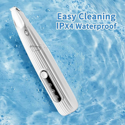 Upgraded Dog Paw Trimmer with LED Light, Low Noise Cat Clipper for Grooming, 9mm Precision Blade Digital Display Pet Paw Trimmer for Paws, Ears, Face, Waterproof Rechargeable Paws Clipper for Dog Cat