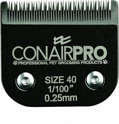 CONAIRPROPET Dog Clippers for Grooming Replacement Blade, Size 40, Fits Most Detachable Grooming Clippers