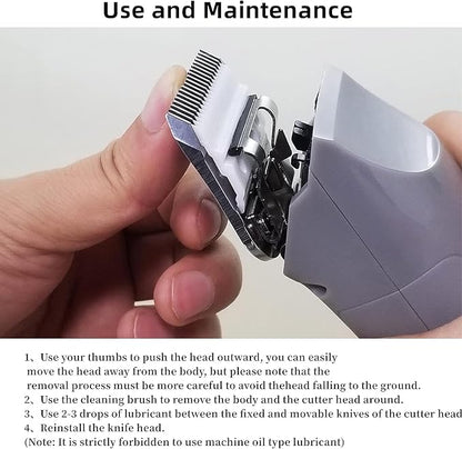 Detachable Pet Dog Clipper Blades,Compatible with Oster A5, Wahl KM Series Clippers,Made of Ceramic （#10/30 Blade 1/100-Inch 0.25MM Cut Length）