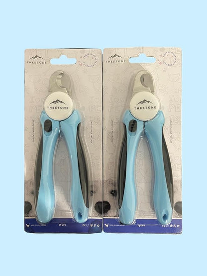 TheStone- Dog & Cat Pets Nail Clippers and Trimmers - Safety Guard to Prevent Over Cutting, Free Nail File - Nail Clipper Comes with Sharp Blade and Free Nail File