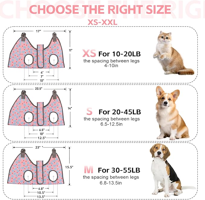 Pet Grooming Hammock for Cats & XS Small Dogs with Nail Clippers/Nail Trimmers, Dog Grooming Harness for Nail Trimming, Pet Grooming Sling Helper for Cutting Nails with Nail Clippers, Nail File