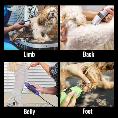 FENICE PEAK 3FC Low Noise Pet Dog Grooming Clippers Replacement Blade Ceramic Edge Detachable Steel Pet Clipper Blade with Cutting Length of 13mm 1/2'' (1 Count)