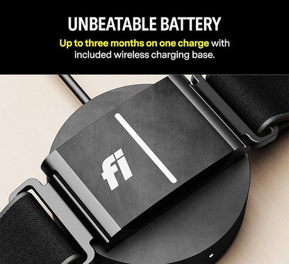 Fi Series 3 Smart Dog Collar - GPS Dog Tracker and Activity & Fitness Monitor, Waterproof, LED Light, Escape Alerts, Nationwide Coverage [Free 6 Month Membership] (Pink, X-Large)