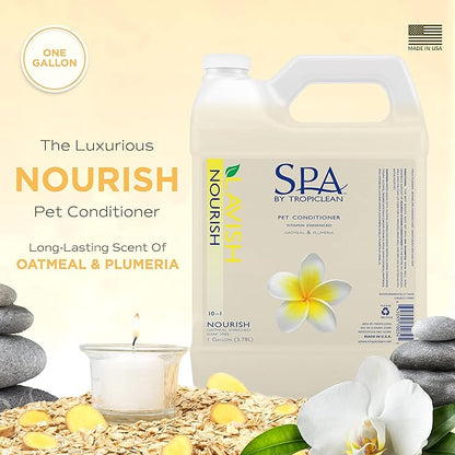 TropiClean SPA Lavish Dog Conditioner | Nourishing Conditioner For Dogs | Naturally Derived Salon Grade Ingredients | Made in the USA | 1 Gallon