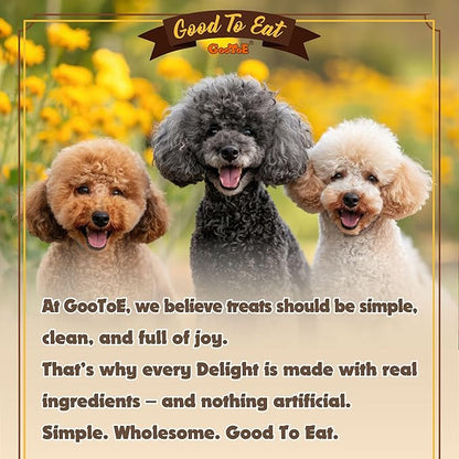 Gootoe Turkey Tendon Dog Treats, Rope (S) 1 lb, USA-Sourced Turkey Tendon, Natural Snack, Premium Puppy Chews, Hypoallergenic, Reseal Value Bags, Size for Small Dogs