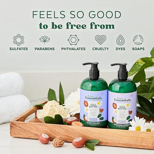TropiClean Essentials Shea Butter Conditioner for Dogs | Restore Dry & Itchy Skin | Condition The Coat | Derived from Natural Ingredients