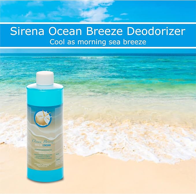 Sirena Vacuum Ocean Breeze Fragrance - Room Deodorizer - Removes pet and cooking odors - Smoke eliminator leaves you with clean Fresh Air