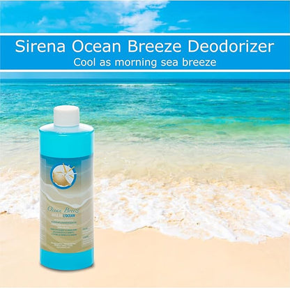 Sirena Vacuum Ocean Breeze Fragrance - Room Deodorizer - Removes pet and cooking odors - Smoke eliminator leaves you with clean Fresh Air