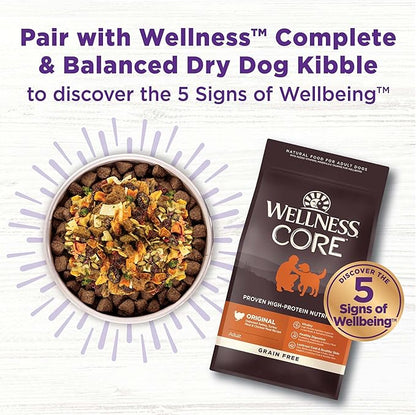 Wellness CORE Bowl Boosters Skin & Coat Dog Food Topper, 4 Ounce Bag (Pack of 2)
