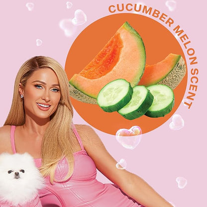 Paris Hilton Dog Perfume, Deodorizer & Detangler | Odor Neutralizing with Crisp Refreshing Cucumber Melon Scent - Sulfate-Free, Vegan, Hypoallergenic for All Pet Breeds 10oz/295ml