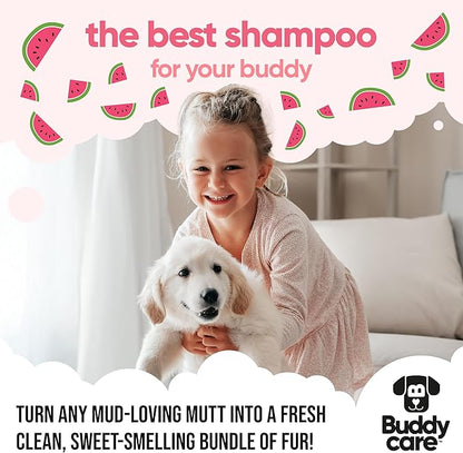 Watermelon Dog Shampoo | For Smelly Dogs From 8 Weeks | Henry's House Scented Puppy With Aloe Vera & Pro Vitamin B5 (50.72oz)
