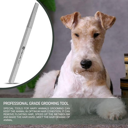 FLAMIA & JABZ Stripping Metal Stones & Nail File for Dogs, Cats & Pets (6 MM)