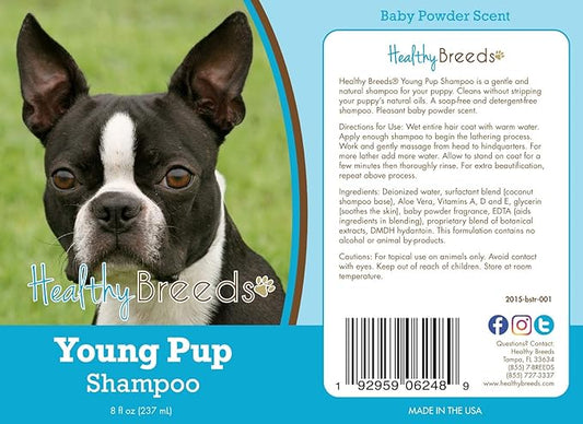 Healthy Breeds Boston Terrier Young Pup Shampoo 8 oz