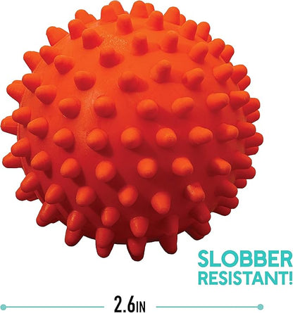 Franklin Pet Supply Co. Ready Set Fetch All Weather Ball - Launcher Ball - Slobber and Water Resistant,Orange