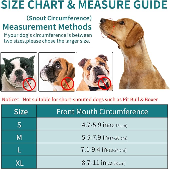 Dog Muzzle for Medium Dogs, Dog Muzzle for Large Dogs Biting, Soft Nylon Muzzle Anti Biting Barking Chewing,Air Mesh Breathable Drinkable Adjustable Pet Muzzle for Medium Large Dogs XL Gray