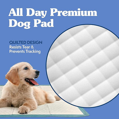 Simple Solution Extra Large Puppy Training Pads – Leak-Proof Potty Pads for Large Dogs – Absorbent and Disposable with Odor Control for Housebreaking – 28 x 30 Inches – 100 Count