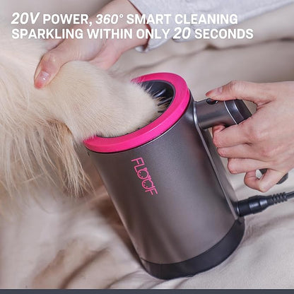 FLOOF Dog Paw Cleaner, Dog Paw Washer, Smart & Easily Used Dog Foot Washer for keeping pet paws clean and fresh, 20V Powershare Freedom, FLOOF Portable Pet Grooming System(Tool Only)