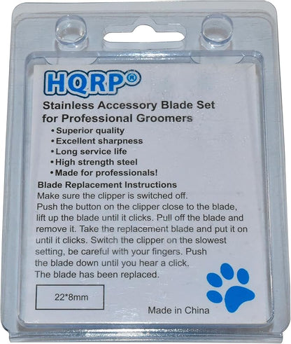HQRP Animal Clipper Blade Compatible with Oster Size-4F CryogenX Professional Pet Grooming