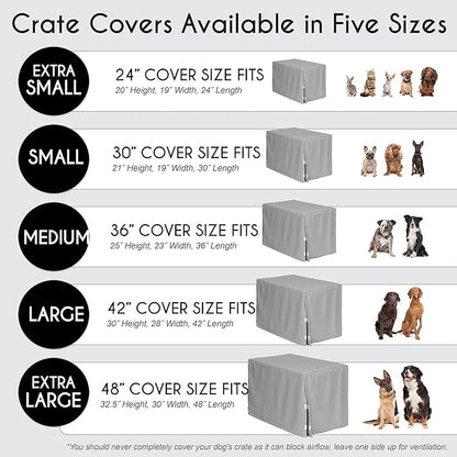 Sweet Jojo Designs White and Black Boho Mudcloth Dog Crate Cover – Kennel Covers for 36 Inch Pet Cage Medium - Black and White Bohemian Minimalist Southwest Mud Cloth Hatch Neutral Triple Line