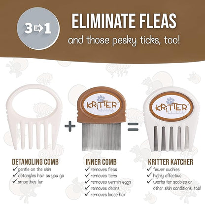 Flea & Tick Comb - Grooming Tool