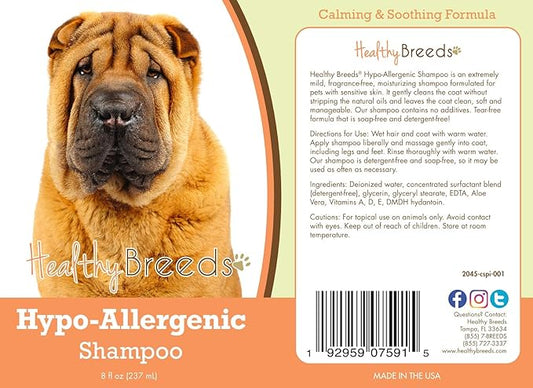 Healthy Breeds Chinese Shar Pei Hypo-Allergenic Shampoo 8 oz