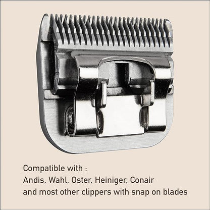 Detachable Blade - Size 3 3/4F Blade 1/2", Made of Extra Durable Japanese Steel, Compatible with Most Andis, Oster, Wahl A5 Clippers