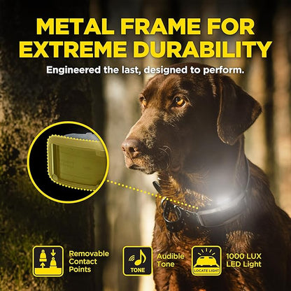 Dogtra 1900X E-Collar for Dog Training - 3/4 Mile Range, Dogs 35 lbs+, IPX9K Waterproof, 100 Stimulation Levels, Vibration, Tone, Rechargeable - Ideal for Dog Owners and Professional Trainers