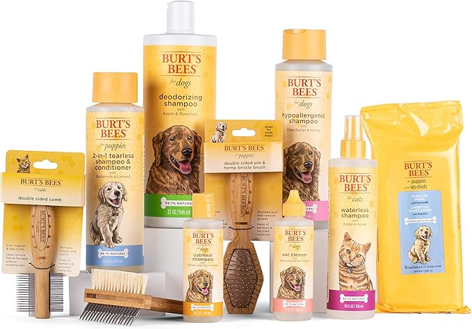 Burt's Bees for Pets Hot Spot Spray with Apple Cider Vinegar and Aloe Vera, 6pk, 95% Natural Origin Formulas, Dog Spray for Itchy Dogs, Dog Spray Itchy Skin Relief, 6pk 10oz