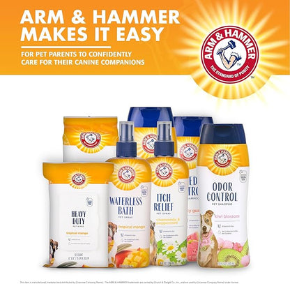 Arm & Hammer for Pets Shed Control Shampoo, Juicy Guava Scent | Professional Quality Dog Shed-Less Shampoo, De-Shedding Dog Shampoo, Free of Sodium Lauryl Sulfate & Parabens, 20 Fl Oz - 6 Pack
